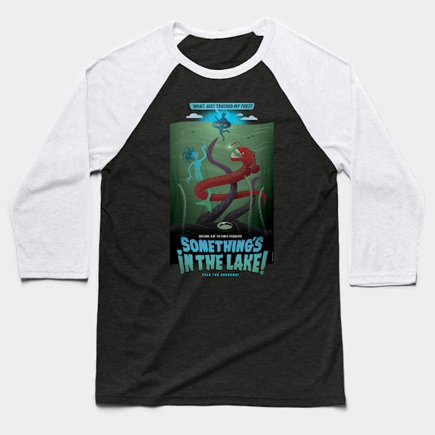 Lake Dwellers (Horror Poster Spoof) Baseball T-Shirt by GScheetz252382